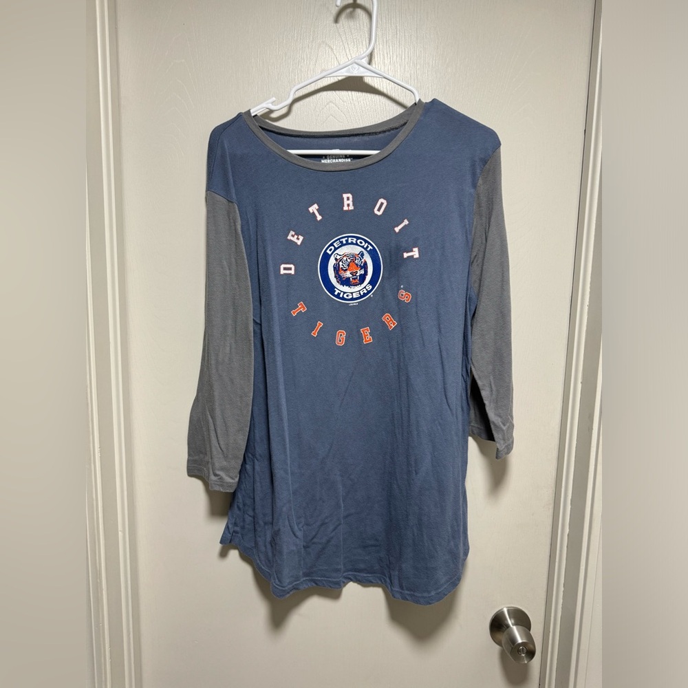Detroit Tigers Baseball Long Sleeve T Shirt
